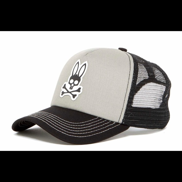 Psycho Bunny Curved Foam Trucker Cap 